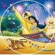 RAlad2 Vafa rotunda Aladdin si Jasmine d20cm